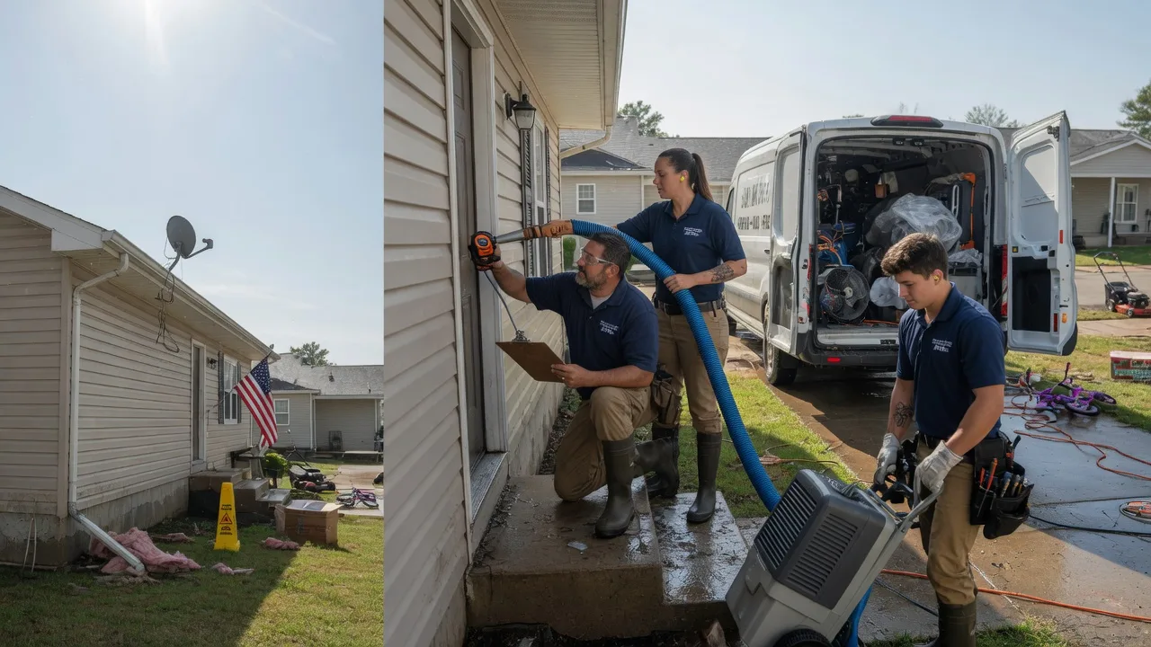 Ceiling Water Damage Restoration in Bumpass, VA near me